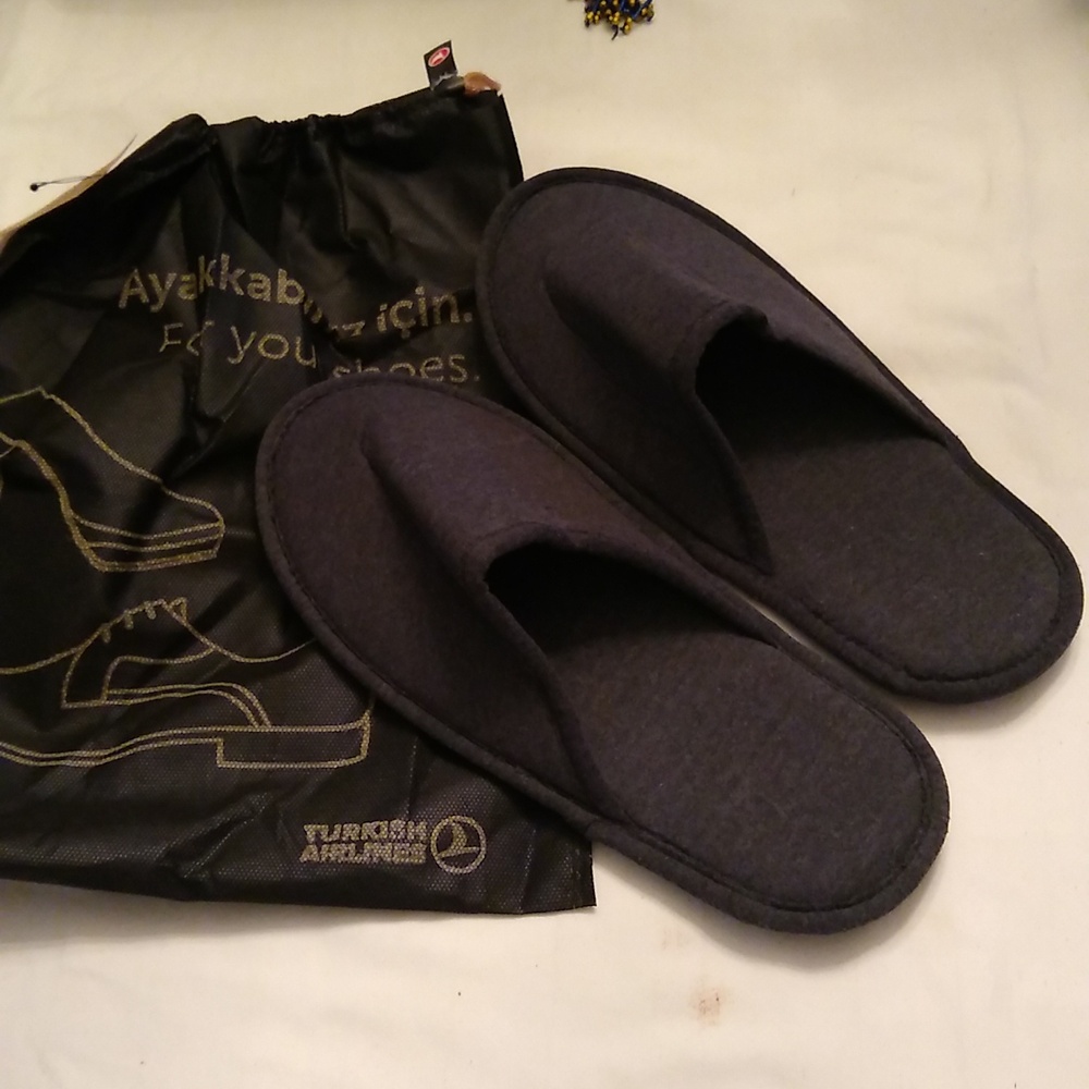 2pr. 1st Class Turkish Airlines Slippers